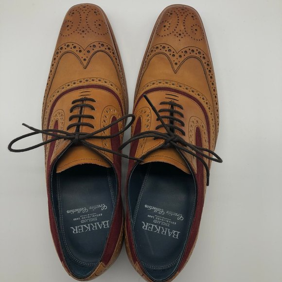 Barker McClean Brogue Size 7 Width F main image 5